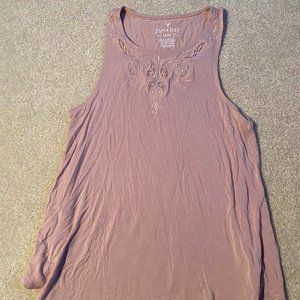 AE Soft & Sexy Light Pink Tank Top XS